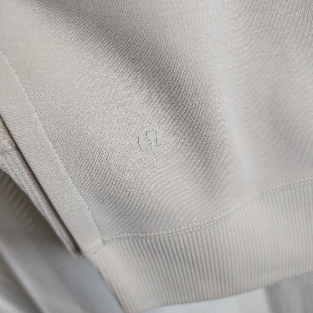 Lululemon Softstreme Turtleneck Pullover White Opal Size 4 Athleisure Sporty - Picture 13 of 15